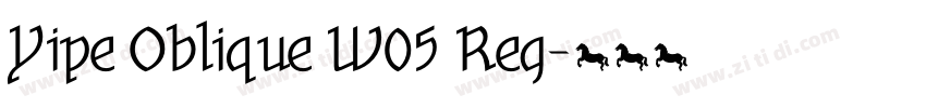 Yipe Oblique W05 Reg字体转换